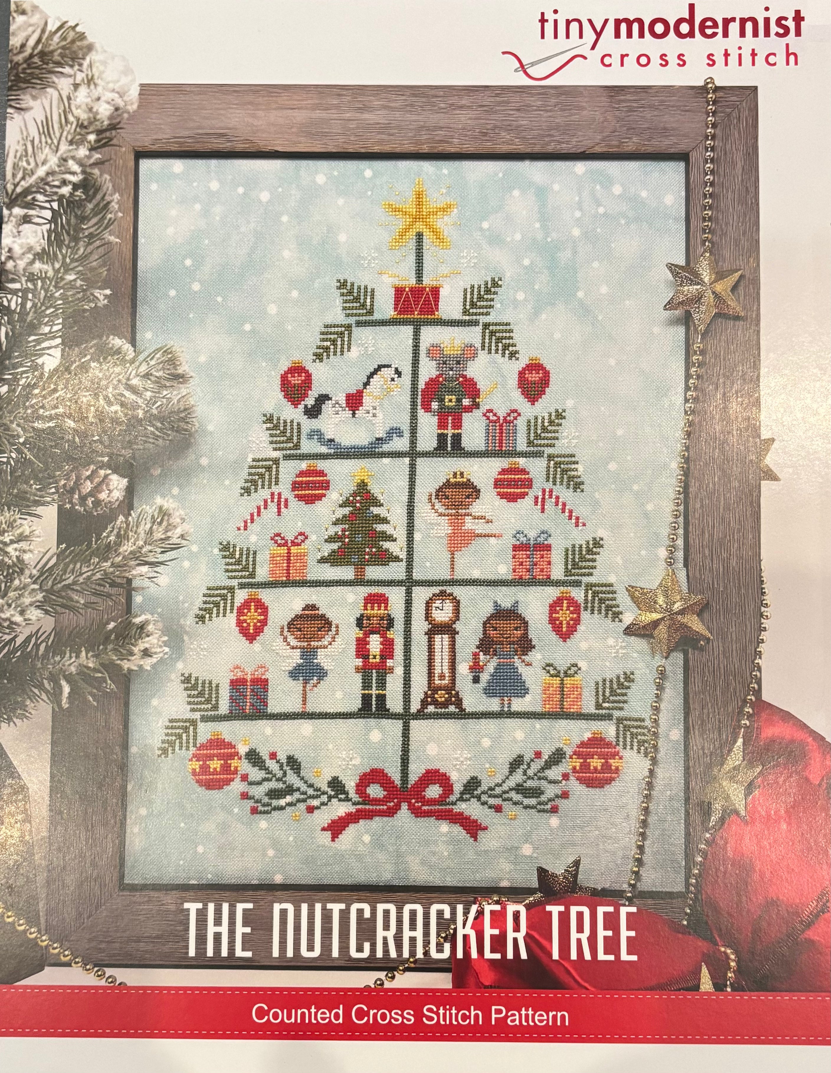Tiny Modernist The Nutcracker Tree Cross Stitch Pattern