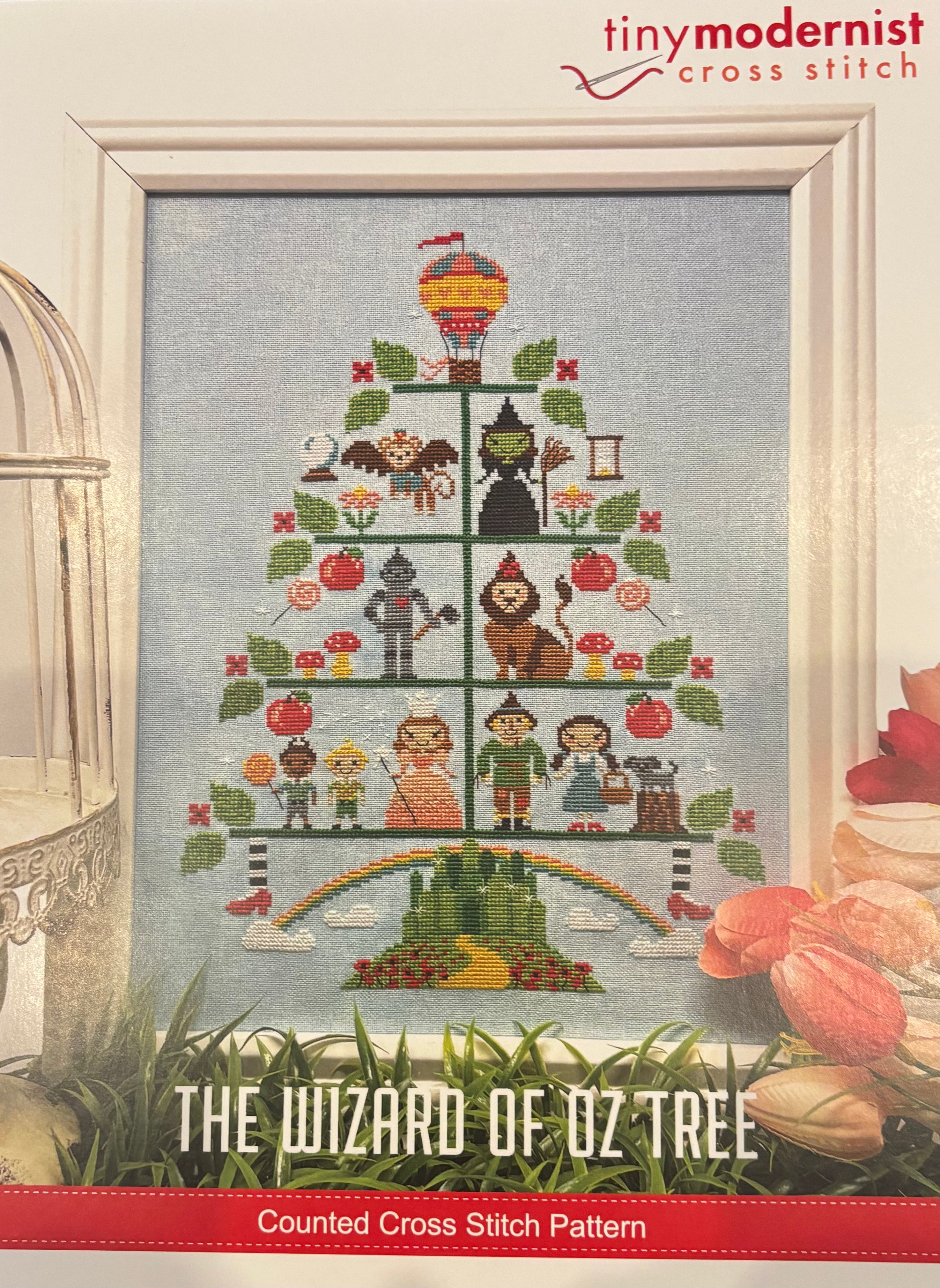 Tiny Modernist The Wizard of Oz Tree Cross Stitch Pattern