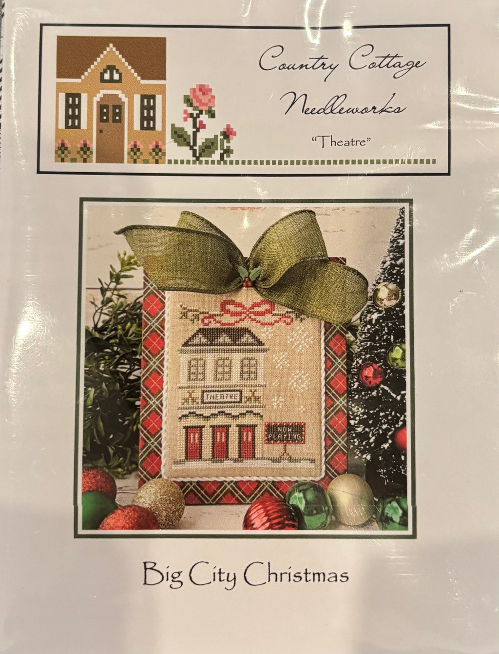 Country Cottage Needleworks Big City Christmas Cross Stitch - Theater