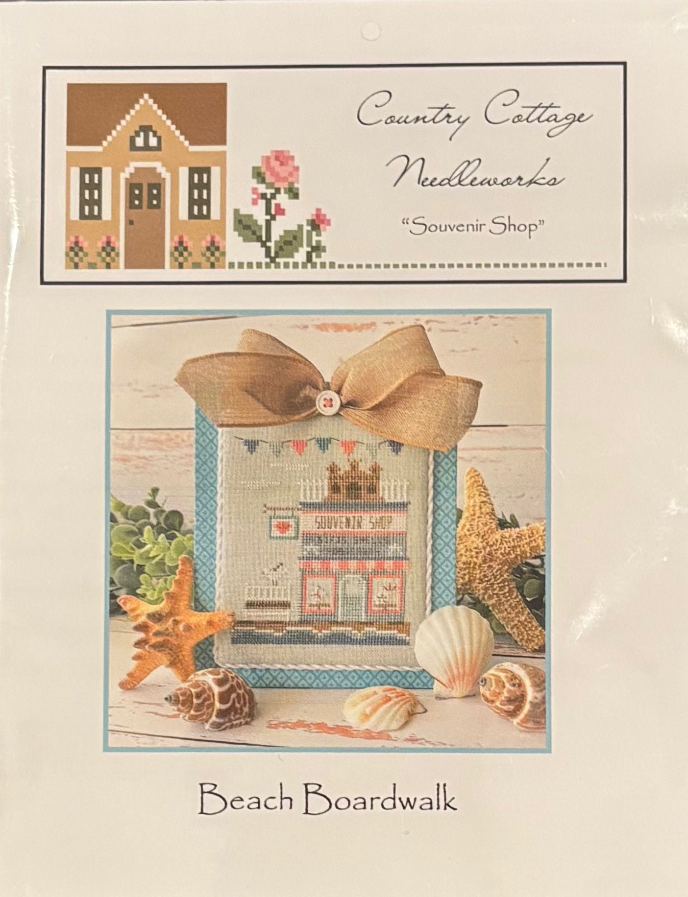 Country Cottage Needleworks Beach Boardwalk Cross-Stitch Collection - Souvenir Shop #5