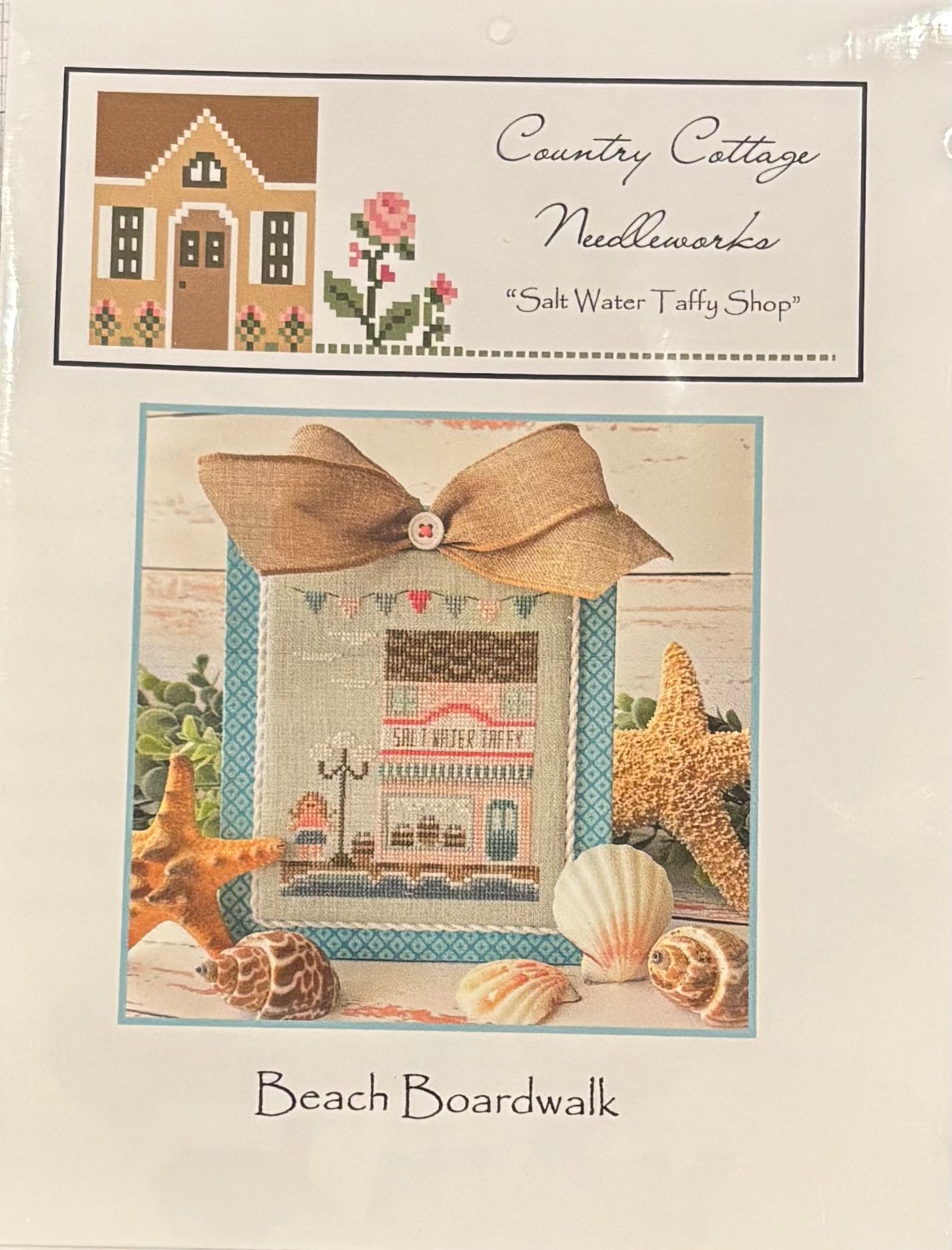 Country Cottage Needleworks Beach Boardwalk Cross-Stitch Collection - Taffy Shop #6