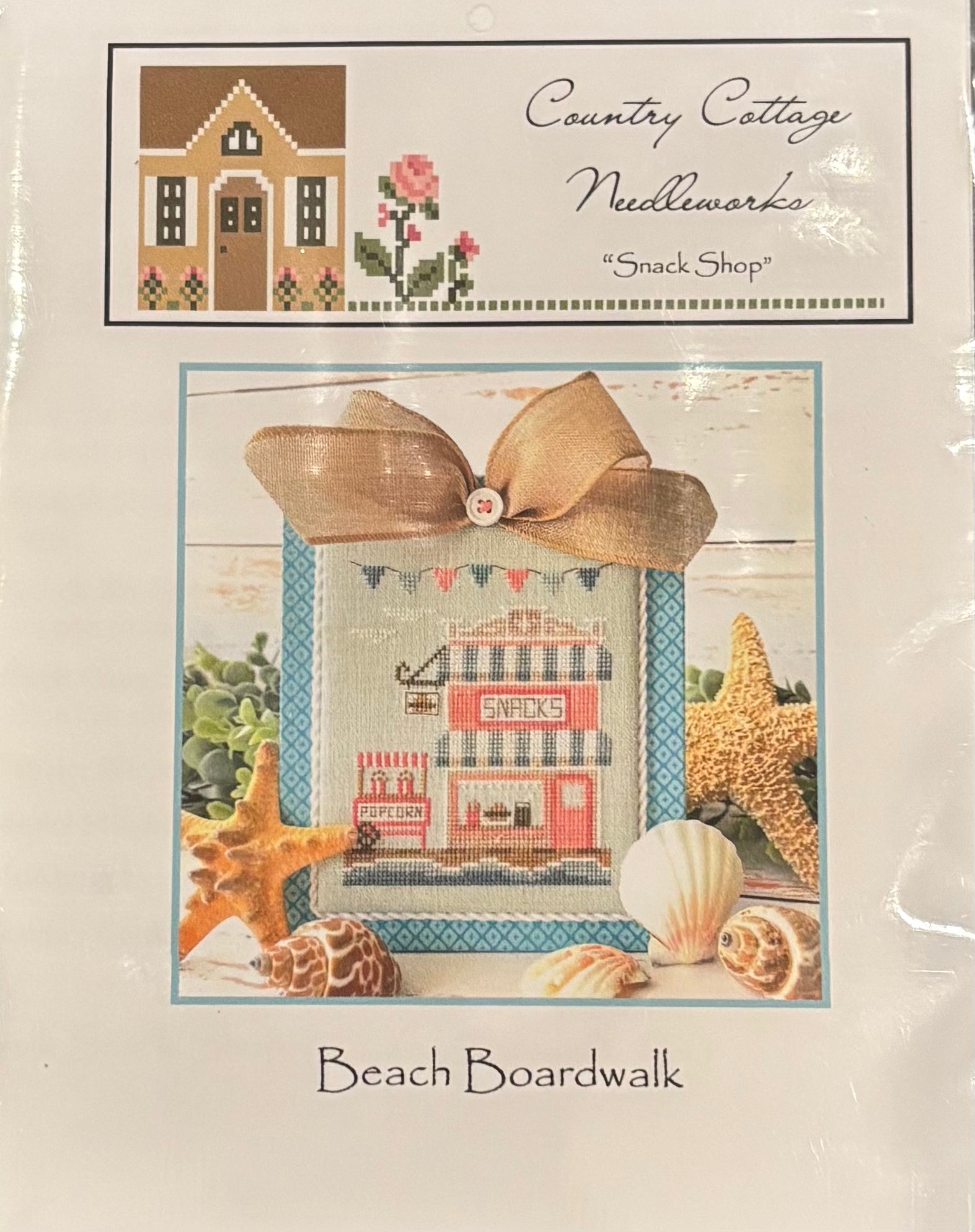 Country Cottage Needleworks Beach Boardwalk Cross-Stitch Collection - Snack Shop #7