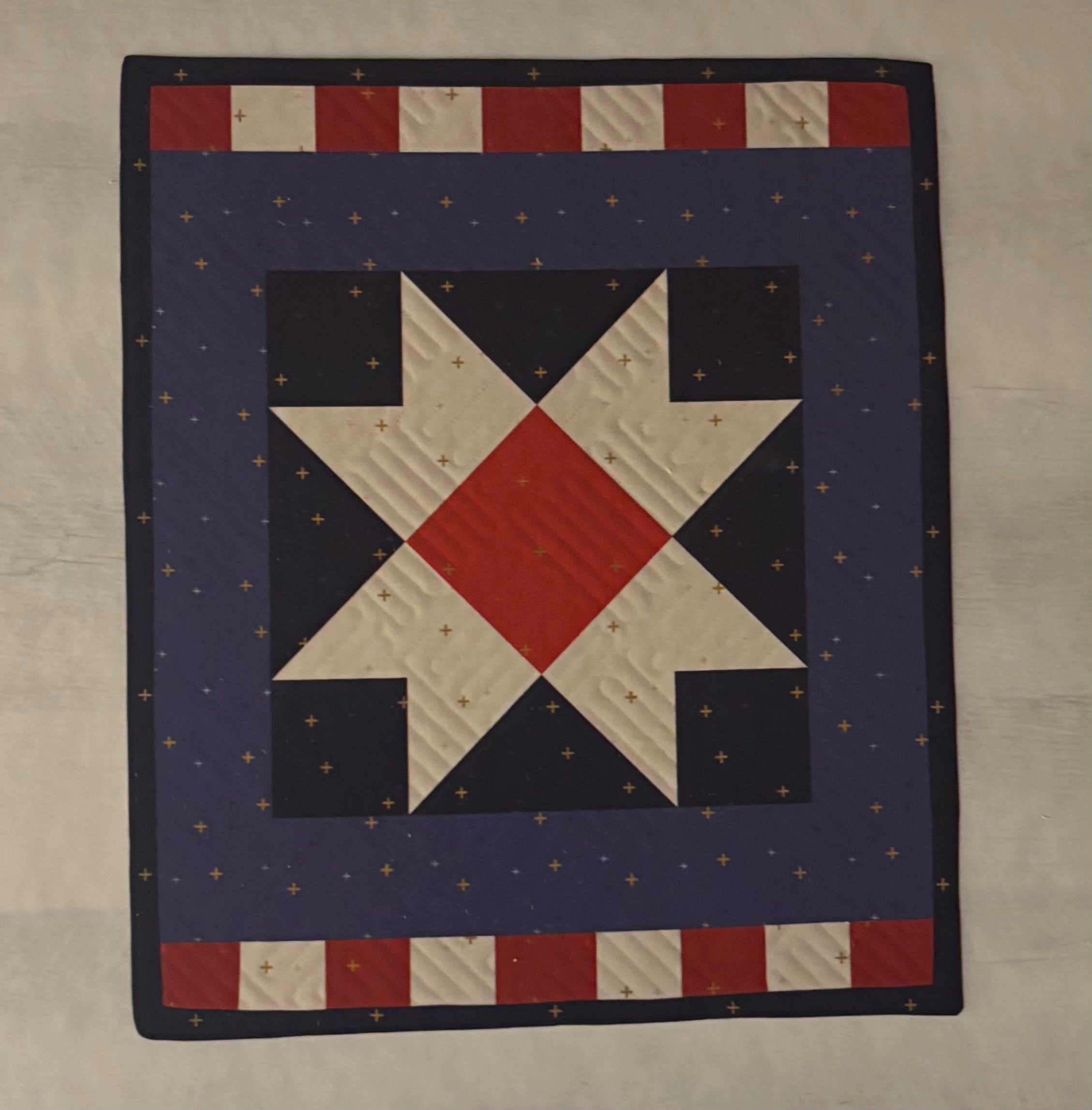 Riley Blake July Tabletop Banner - Star Spangled