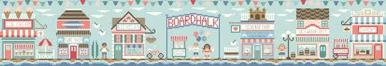 Country Cottage Needleworks Beach Boardwalk Cross-Stitch Collection - Boardwalk Sign #4