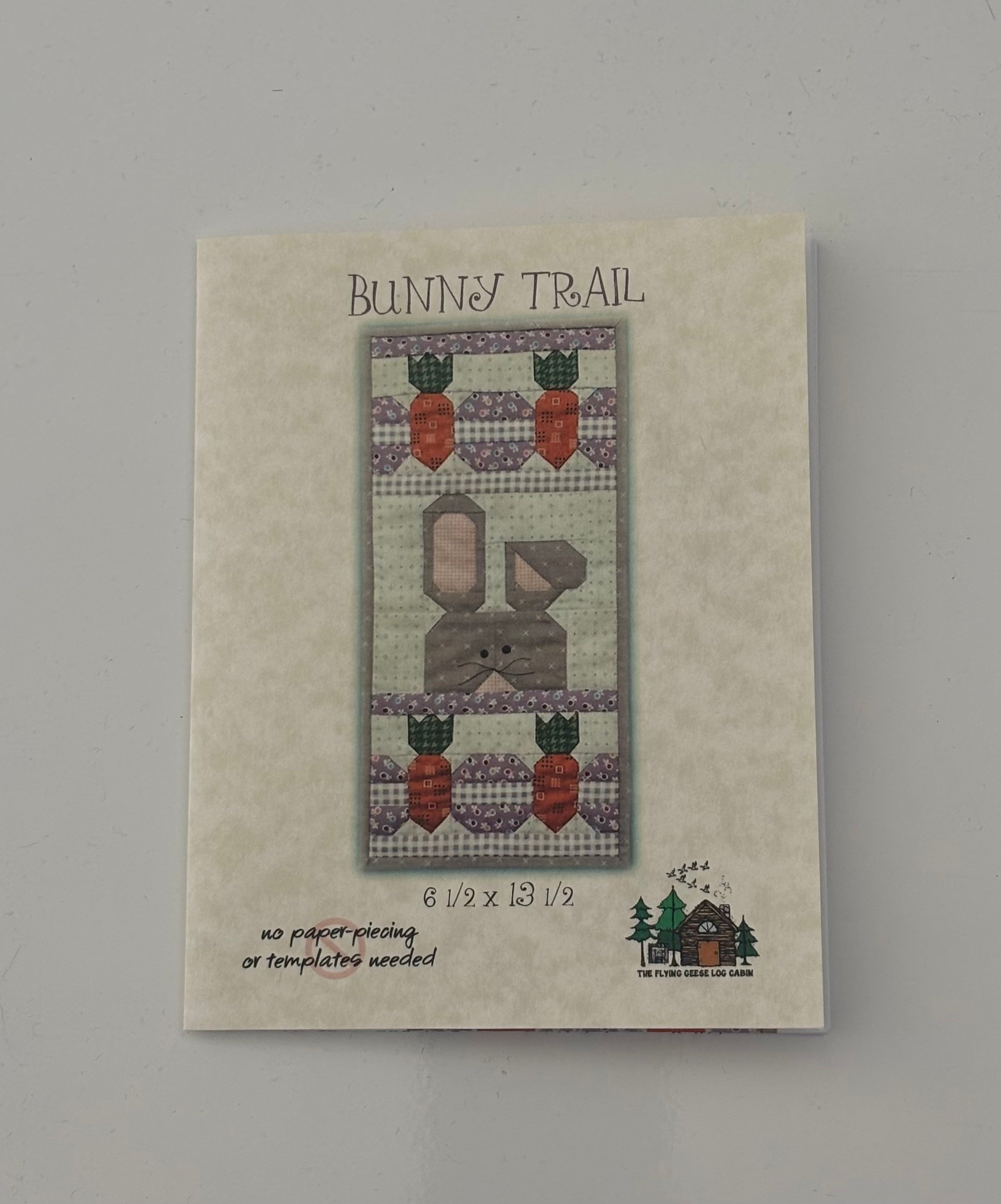The Flying Geese Log Cabin Co. Bunny Trail Pattern